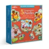 Eeboo Together Time 5 Progressive Puzzles -Children Toys Store eeboo together time progressive puzzle pkg busy be