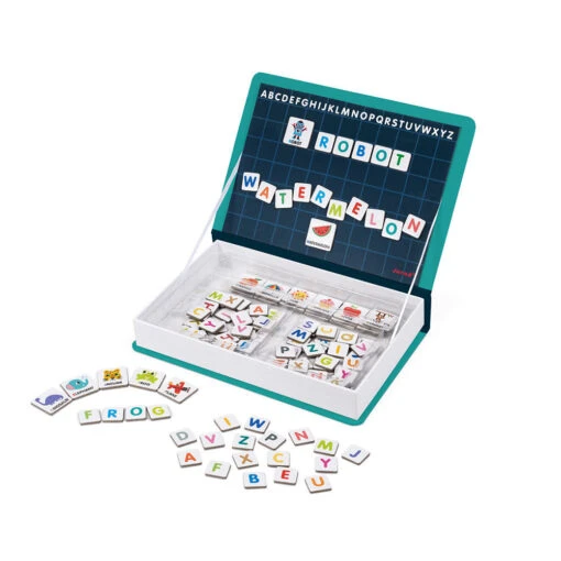 Janod English Alphabet Magneti'Book -Children Toys Store english alphabet magneti book