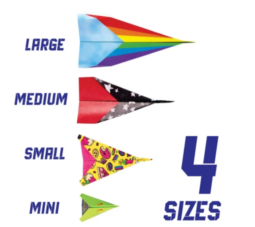 Fold & Launch Paper Airplanes -Children Toys Store fold launchpaperairplanesstyles