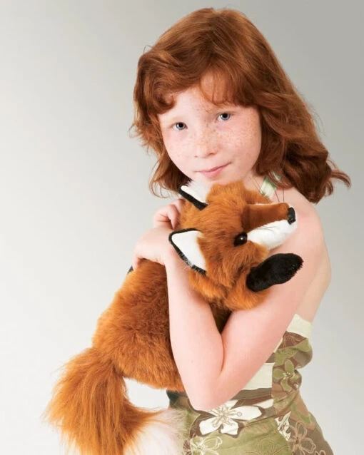 Folkmanis Red Fox Puppet -Children Toys Store folkmanis full body fox use puppet busybeetoys b4bcd5a8 669b 4172 97f7 738defa5ee0d