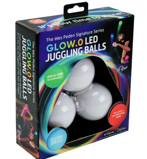 Glow.0 LED Juggling Balls -Children Toys Store fun in motion glowo led juggling balls busybeetoys