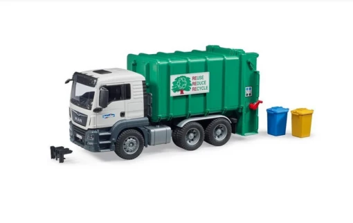 Bruder MAN TGS Rear Loading Garbage Truck -Children Toys Store garbage truck