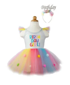 Great Pretenders Birthday Girl Dress & Headband, 4-5 -Children Toys Store great pretenders birthday girl dress 33703 busy bee toys