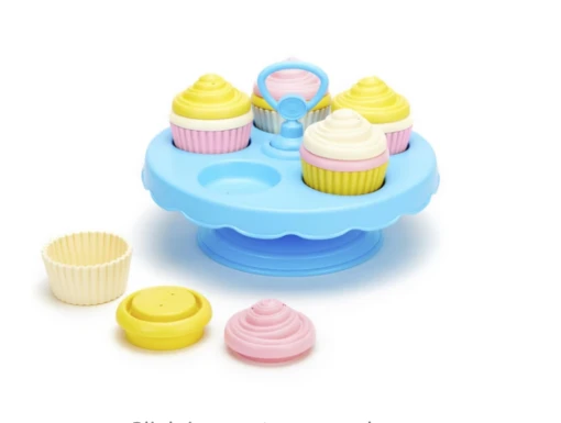 Green Toys Cupcake Set -Children Toys Store green toys cupcake set busybeetoys