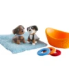 Haba Little Friends - Brown & Tricolor Puppy -Children Toys Store habadollhousedog