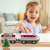 Hape Intercity Battery Powered Train Set -Children Toys Store hape Intercity Battery Powered Train Set E3774 busybeetoys