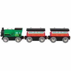 Hape Steam-Era Passenger Train -Children Toys Store hape steam era passenger train e3719 1 busybeetoys