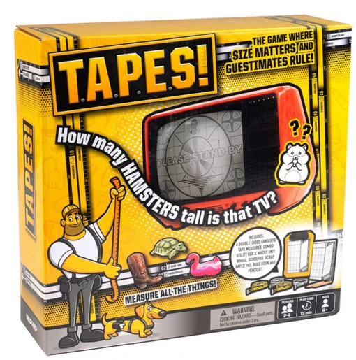 Tapes! - The Game Of Wacky Measurements -Children Toys Store hogwild tapes game 50013 busy bee toys