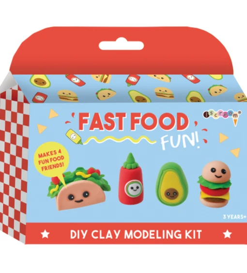 Make Your Own Fast Food Fun Kit -Children Toys Store iscream make your own dough fast food fun busybeetoys 1