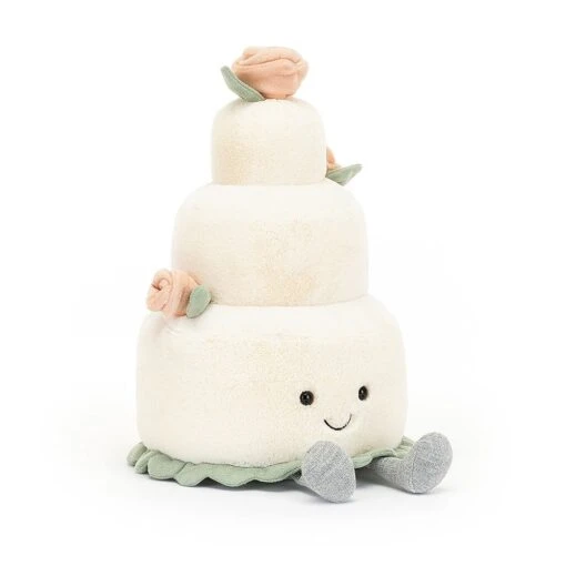 JELLYCAT Amuseable Wedding Cake -Children Toys Store jellycat Amuseable wedding cake A1WED busybeetoys.net