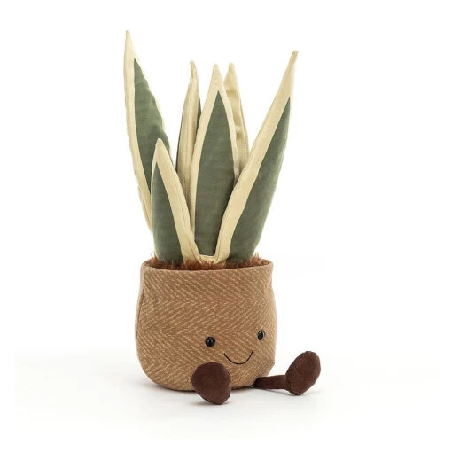 JELLYCAT Amuseable Snake Plant -Children Toys Store jellycat amuseable snake plant a2sp busybeetoys