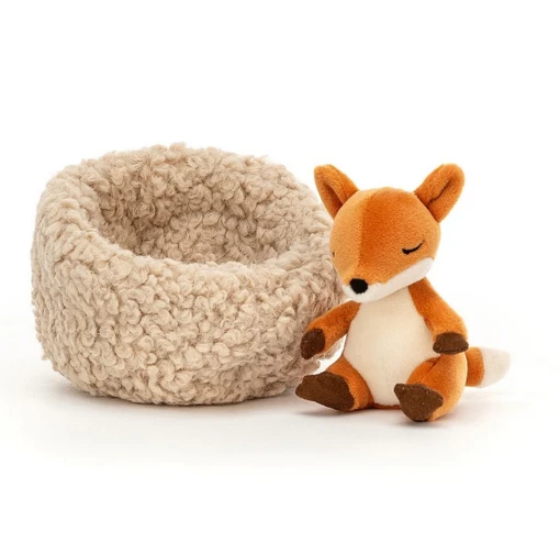 JELLYCAT Hibernating Fox -Children Toys Store jellycat hibernating fox hib3f busybeetoys