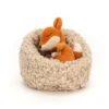 JELLYCAT Hibernating Fox -Children Toys Store jellycat hibernating fox hib3f snoozy busybeetoys