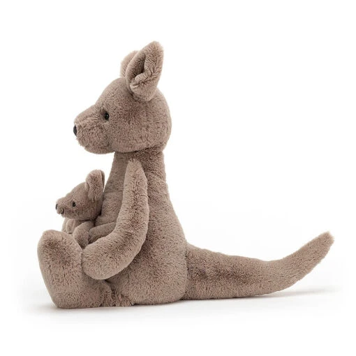 JELLYCAT Small Kara Kangaroo -Children Toys Store jellycat kara kangaroo small side busy bee toys do