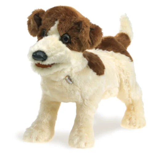 Folkmanis Jack Russell Terrier Puppet -Children Toys Store jr1