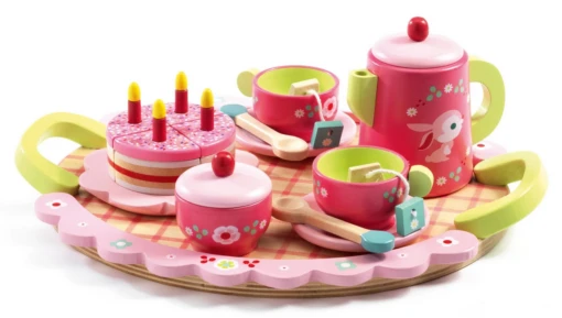 Djeco Lili Rose's Wooden Tea Party Set -Children Toys Store