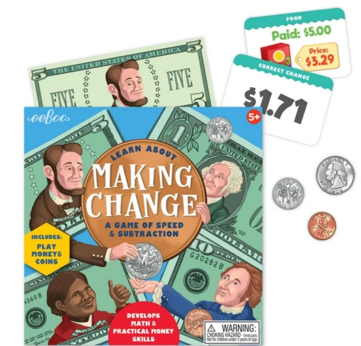 Eeboo Making Change Game -Children Toys Store making change2