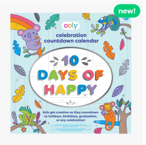 Ooly Countdown Celebration Calendar -Children Toys Store ooly celebration countdown calendar busybeetoys