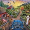 Ravensburger My First Farm 24 Pc Floor Puzzle -Children Toys Store ravensburger 03076 farm floor puzzle busy bee toys