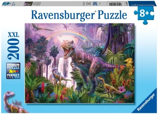 Ravensburger King Of The Dinosaurs 200 Pc Puzzle -Children Toys Store ravensburger 12892 dinosaur land puzzle busy bee t