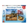 Ravensburger Diggers At Work! 3 X 49pc Puzzle -Children Toys Store ravensburger diggers at work busybeetoys