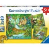 Ravensburger Jungle Fun 3 X 49 Piece Jigsaw Puzzles -Children Toys Store ravensburger jungle fun busybeetoys 1