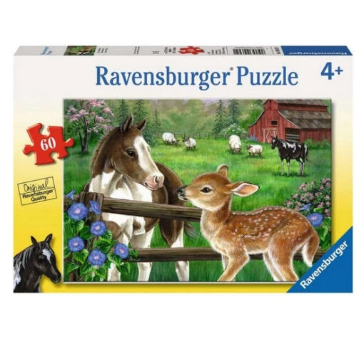 Ravensburger New Neighbors 60pc Puzzle -Children Toys Store ravensburger new neighbors busybeetoys 09625