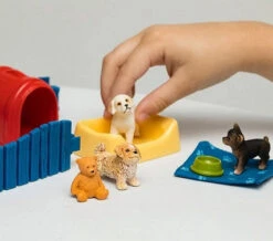 Schleich Puppy Pen -Children Toys Store schleich puppy pen 42480 busybeetoys