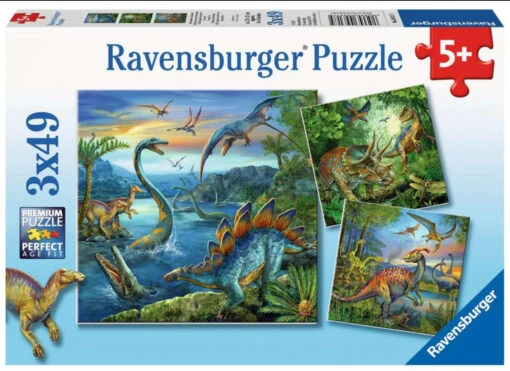 Ravensburger Dinosaur Fascination 3 X 49 Pc Puzzle -Children Toys Store screenshot 2020 09 10 dinosaur fascination childre