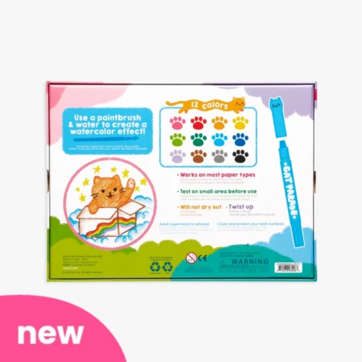 Ooly Cat Parade Watercolor Gel Crayons - Set Of 12 -Children Toys Store screenshot 2021 03 23 cat parade gel crayons3