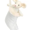 JELLYCAT Shimmer Stocking Mouse -Children Toys Store shimmerstockingmouse