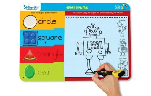 I Can Write Write & Wipe Activity Mats -Children Toys Store skillmatics Icanwrite write wipe activity mat 01 busybeetoys