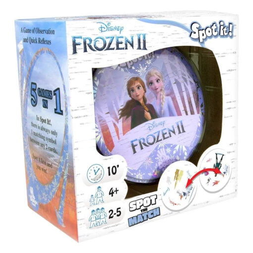 Spot It: Frozen II -Children Toys Store spot it frozen busybeetoys doylestown pa