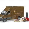 Bruder MB Sprinter UPS W Driver And Accessories -Children Toys Store sprinter