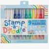 Ooly Stamp-A-Doodle Double-Ended Markers -Children Toys Store stamp a doodle markers busybeetoys