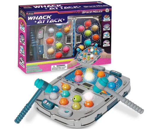 Whack Attack Space Moles -Children Toys Store thin air brand whack attack space whack a mole arcade game 01 busybeetoys.net