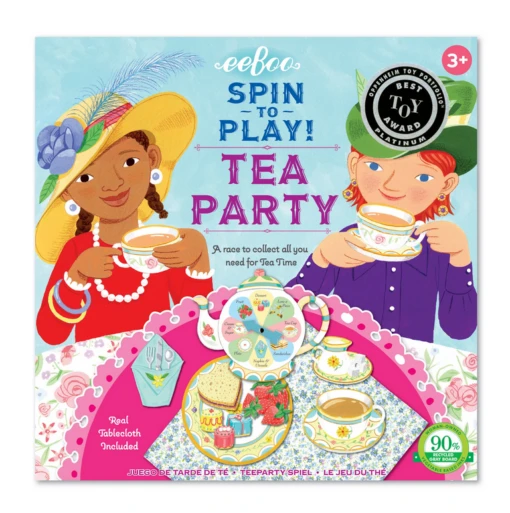 Eeboo Tea Party Spinner Game -Children Toys Store tp