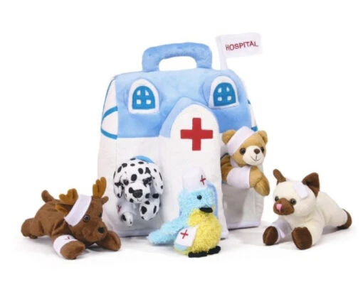 Vet Hospital Playset -Children Toys Store unipak vet hospital playset busybeetoys