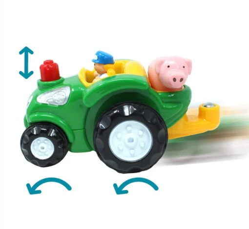 Taylor's Tractor Ride -Children Toys Store wow toys taylors tractor ride 10395 02 busybeetoys